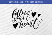 Procreate Lettering Brush - Rounded, a Brush Add-On by Sasha Hickson (Thumbnail 2 of 4)