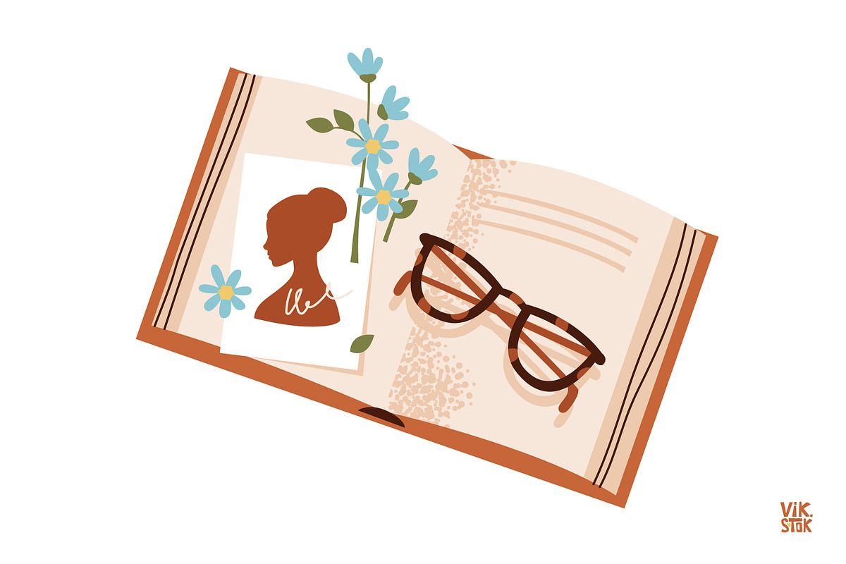 Stacks of books and textbooks, an Education Illustration by vik.stock (Photo 6 of 8)