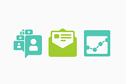 24 Marketing and Analytics Icons, an Icon by Likeapples (Thumbnail 3 of 3)