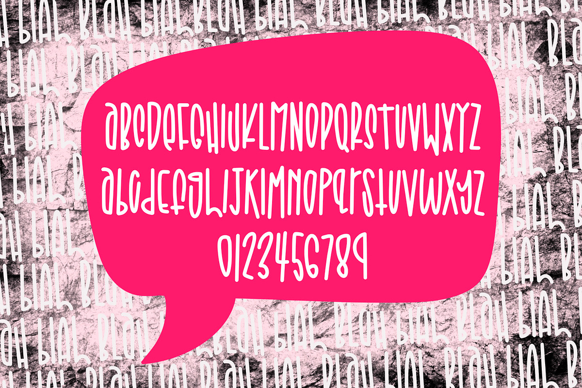 Girl Please, a Sans Serif Font by Kitaleigh (Photo 2 of 3)