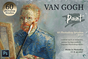 VanGogh Paint Photoshop Brush Bundle