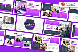 Marena Corp - PowerPoint Template, a Presentation Template by artchiles_design