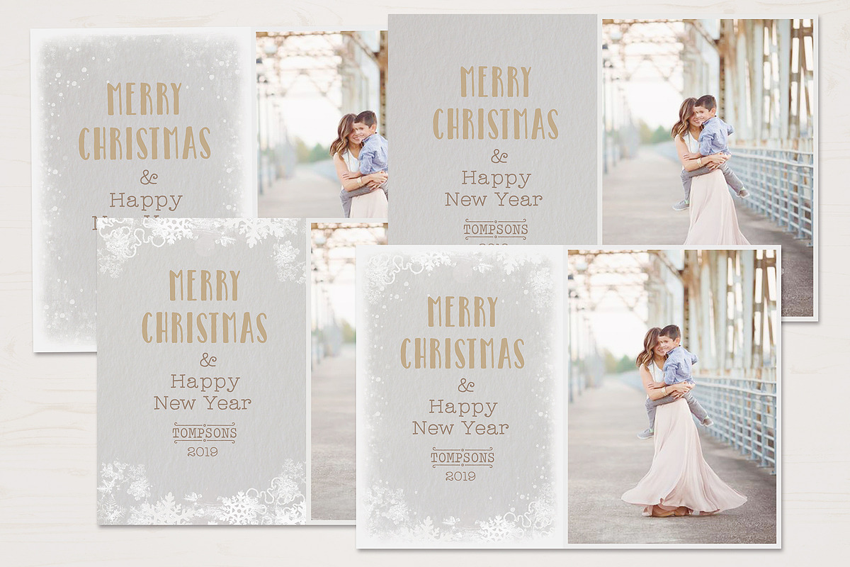 Christmas Card Template, an Invitation Template by TheSeventhDesire (Photo 4 of 4)