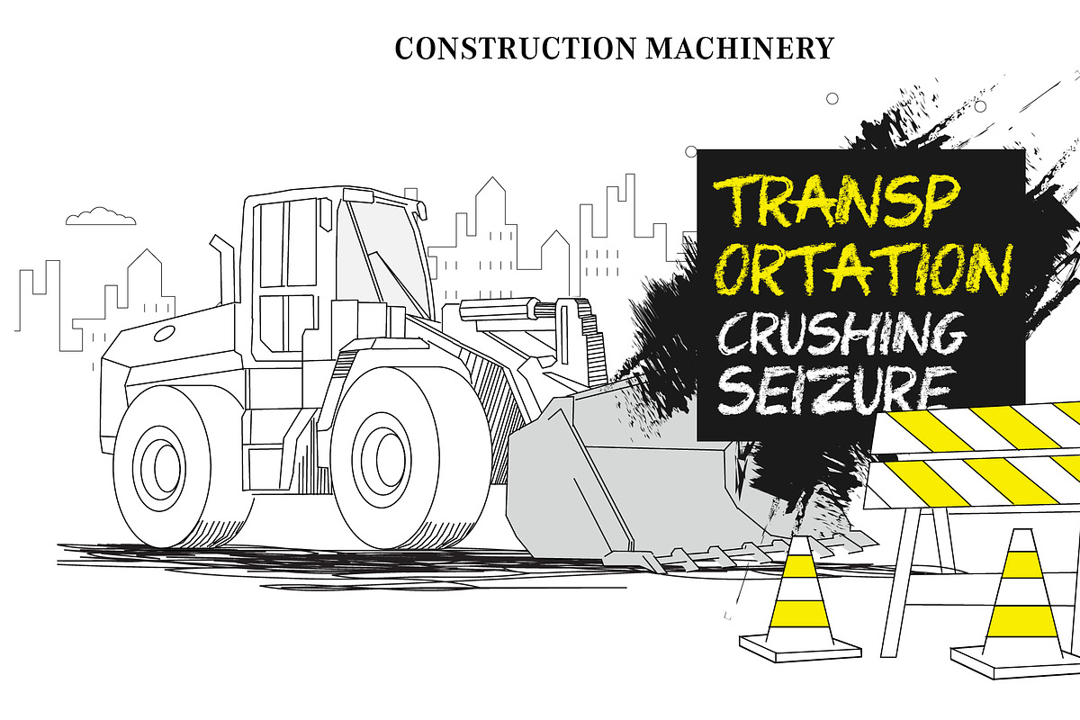 Construction machinery 20 ITEMS, a Technology Illustration by Vladimir Vihrev (Photo 18 of 20)