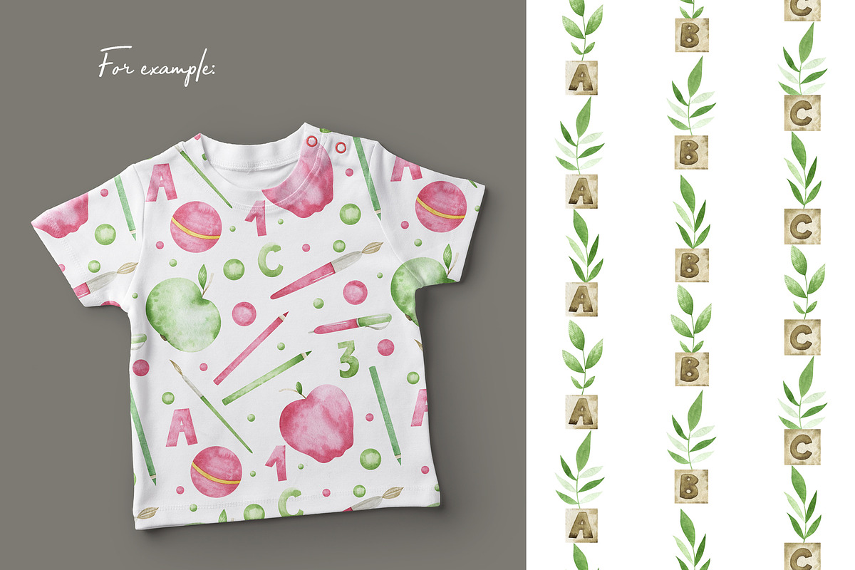 Watercolor School set, an Object Graphic by OrangePeafowlArt (Photo 14 of 15)