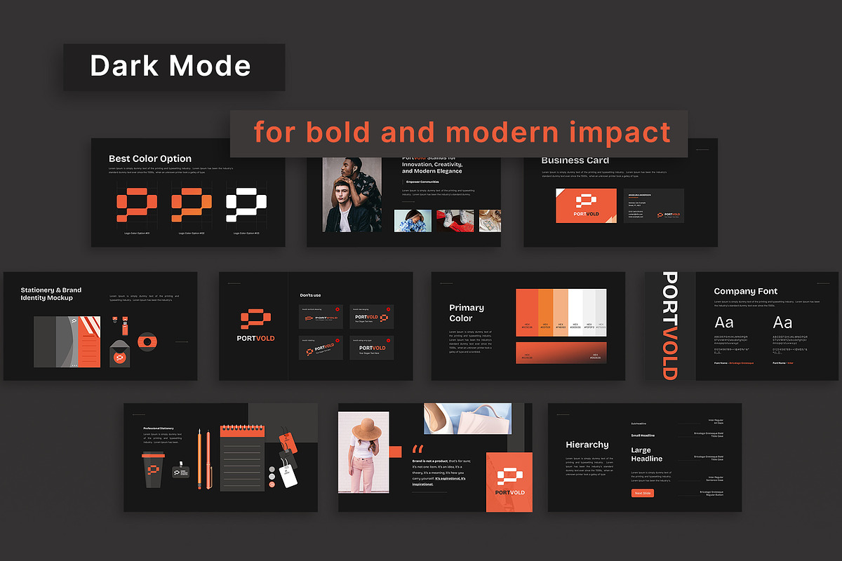 Brand Identity Deck Google Slides preview 4