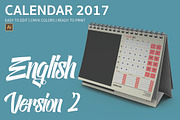 2017 CALENDAR BUNDLE (48 TEMPLATES), a Templates & Theme by Florin Chitic (Thumbnail 9 of 9)