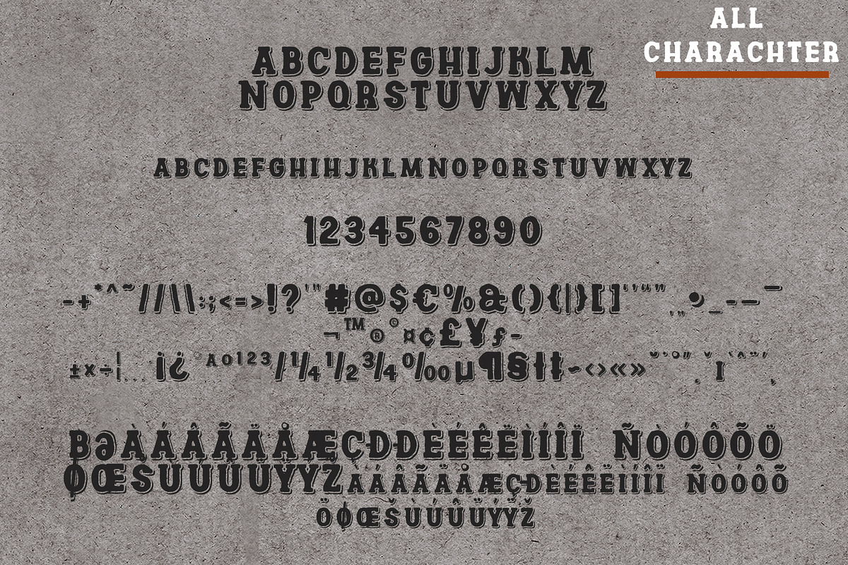 Channels Family Vintage Font preview 7