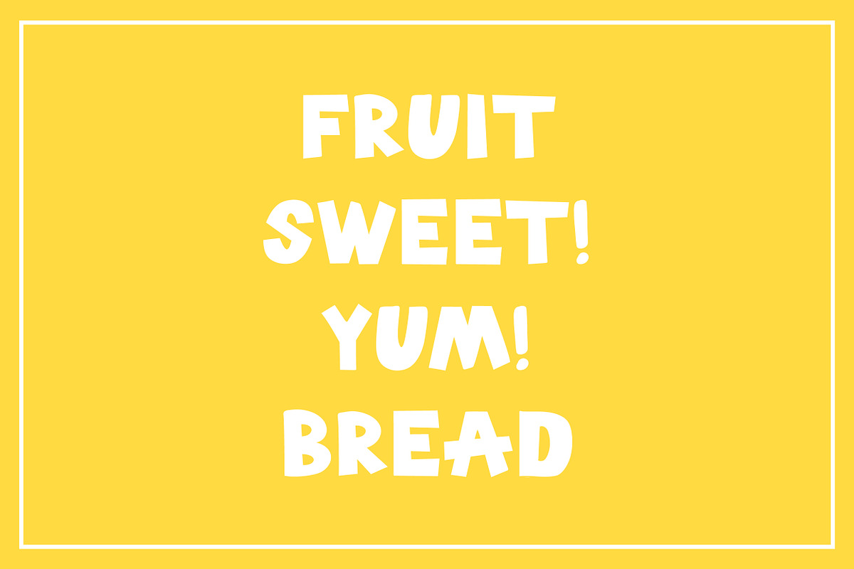 Bananas! Font - By Milk and Searle, a Font by Milk and Searle (Photo 4 of 5)