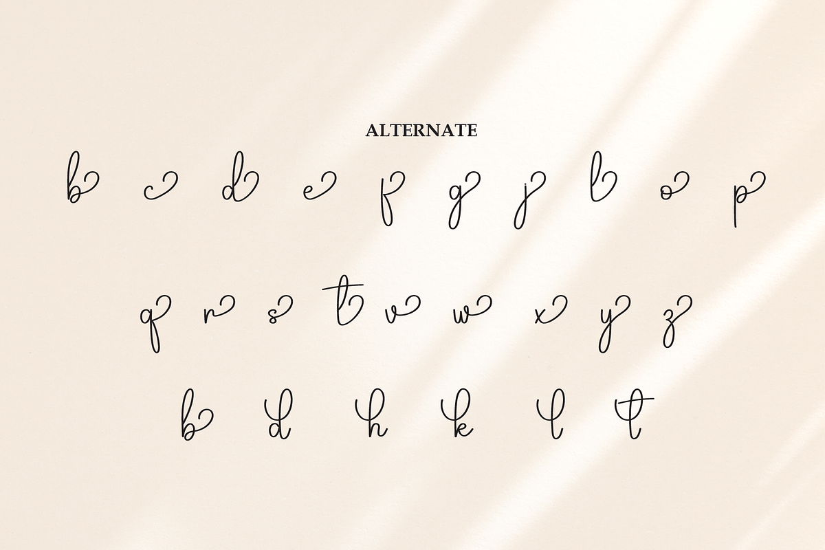 Boho | Script Font, a Handwritten Font by Scratchones (Photo 8 of 9)