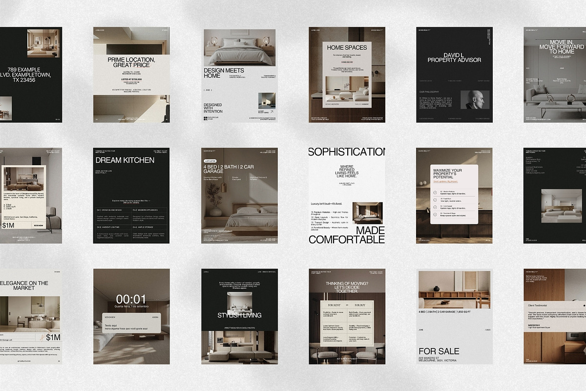 Real Estate Social Media Post Kit, a Social Media Template by Prapti Design (Photo 9 of 10)
