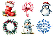 Christmas Doodle Sublimation Clipart, an Illustration by Dream Creation (Thumbnail 2 of 6)