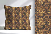 Golden Flowers Seamless Pattern, a Pattern Graphic by Sharon Schwalbe (Thumbnail 3 of 6)