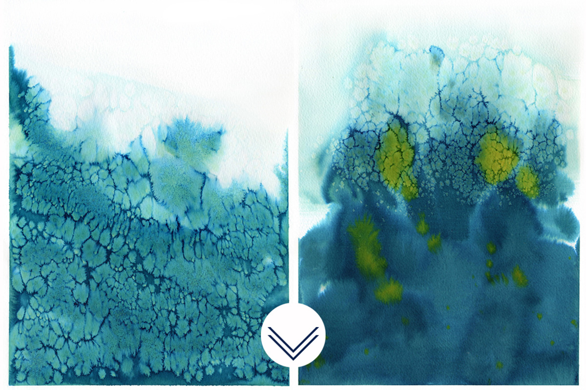 Watercolor Ombre Paper set, a Texture Illustration by swiejko (Photo 2 of 2)