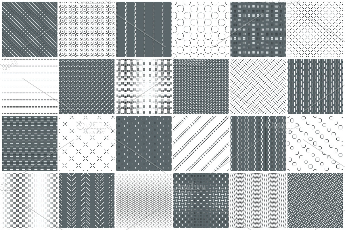 Minimal striped seamless patterns, a Pattern Graphic by ExpressShop (Photo 1 of 5)