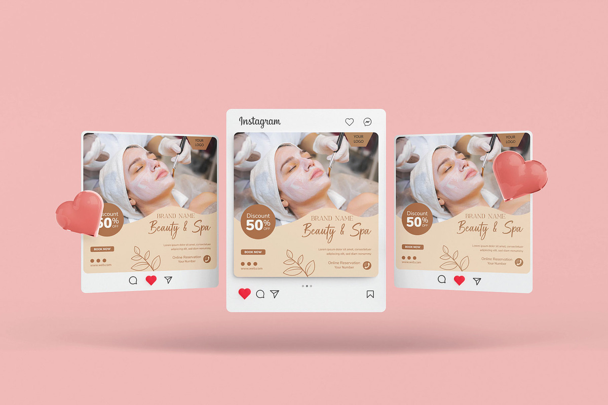 Luxurious Beauty & Spa Flyer Design, a Flyer Template by YUDesignStore (Photo 2 of 6)