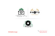 Modern Photo Studio Logo Bundle, a Branding & Logo Template by YUDesignStore (Thumbnail 1 of 5)