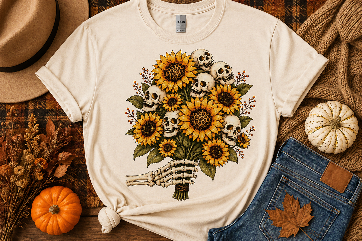 Skeleton Sunflower Png Bundle, an Object Graphic by Daisy Design (Photo 2 of 21)