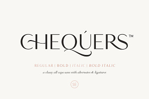 Chequers - Modern Sans Serif