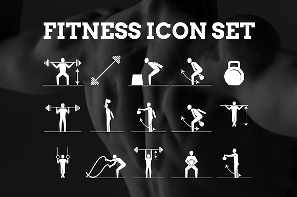 Fitness Icon Set