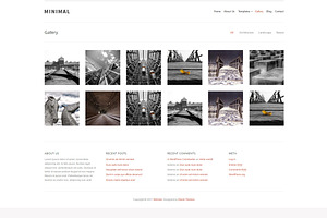 Minimal - Blog WordPress Theme