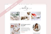 Rosemary Pink Kadence Theme, a WordPress Template by Sky and Stars (Thumbnail 1 of 5)