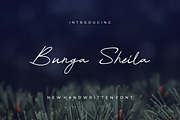 Bunga Sheila - Font, a Handwritten Font by artchiles_design (Thumbnail 1 of 5)