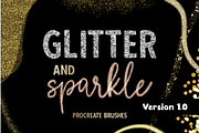 Glitter & Sparkle 1.0 for Procreate, a Brush Add-On by Design av MAD (Thumbnail 1 of 10)