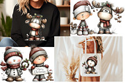 Whimsical Christmas Clipart Bundle, an Illustration by Designworld (Thumbnail 5 of 6)