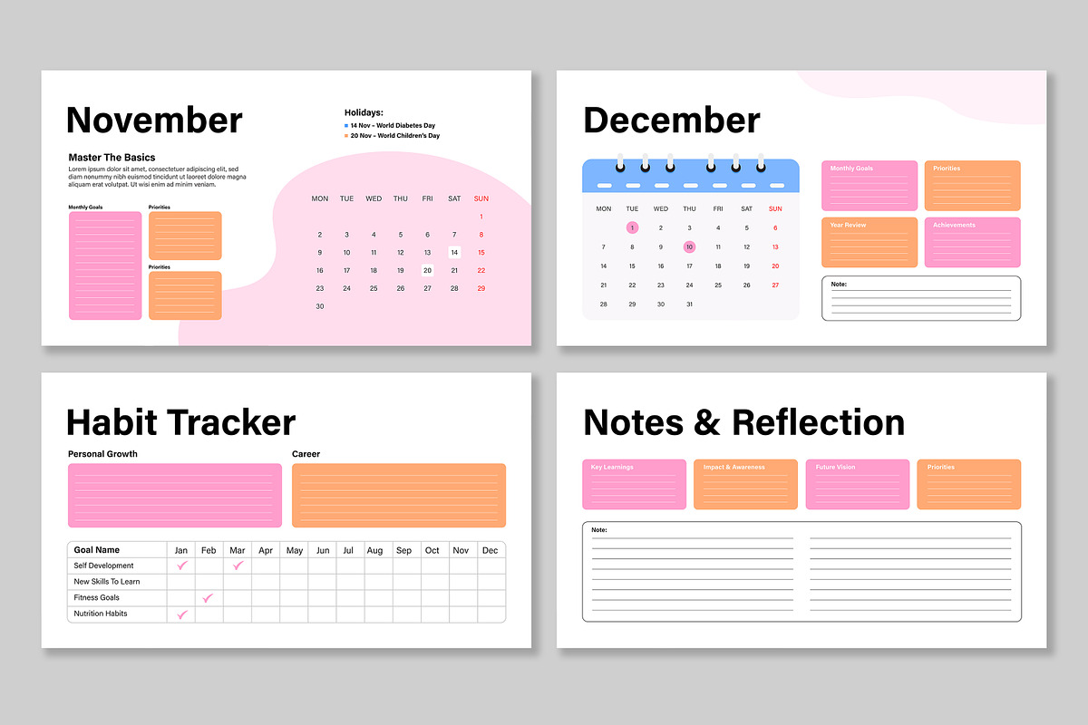 Calendar Infographic, a Presentation Template by Mighty-Slide (Photo 5 of 7)