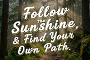 SunnyPath - Wander Freely Typeface, a Script Font by HypeWorksCo (Thumbnail 2 of 7)