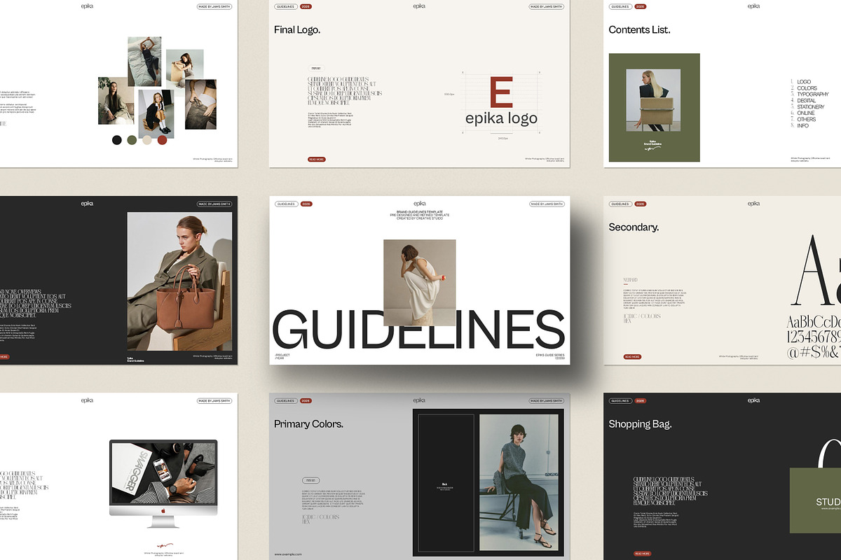 EPIKA | Guidelines, a Presentation Template by CreativexGenius (Photo 8 of 9)