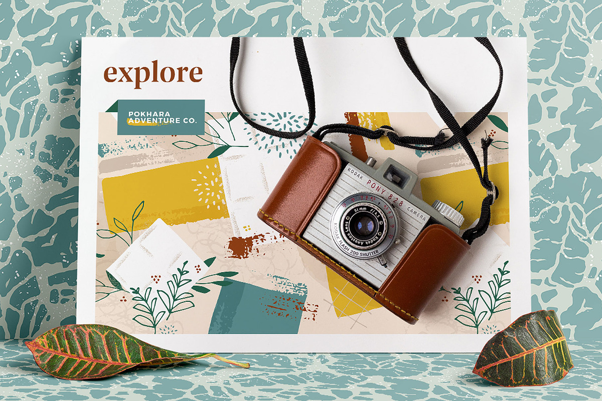 Indulgent: Abstract Collage Patterns, a Pattern Graphic by Anugraha Design (Photo 5 of 11)