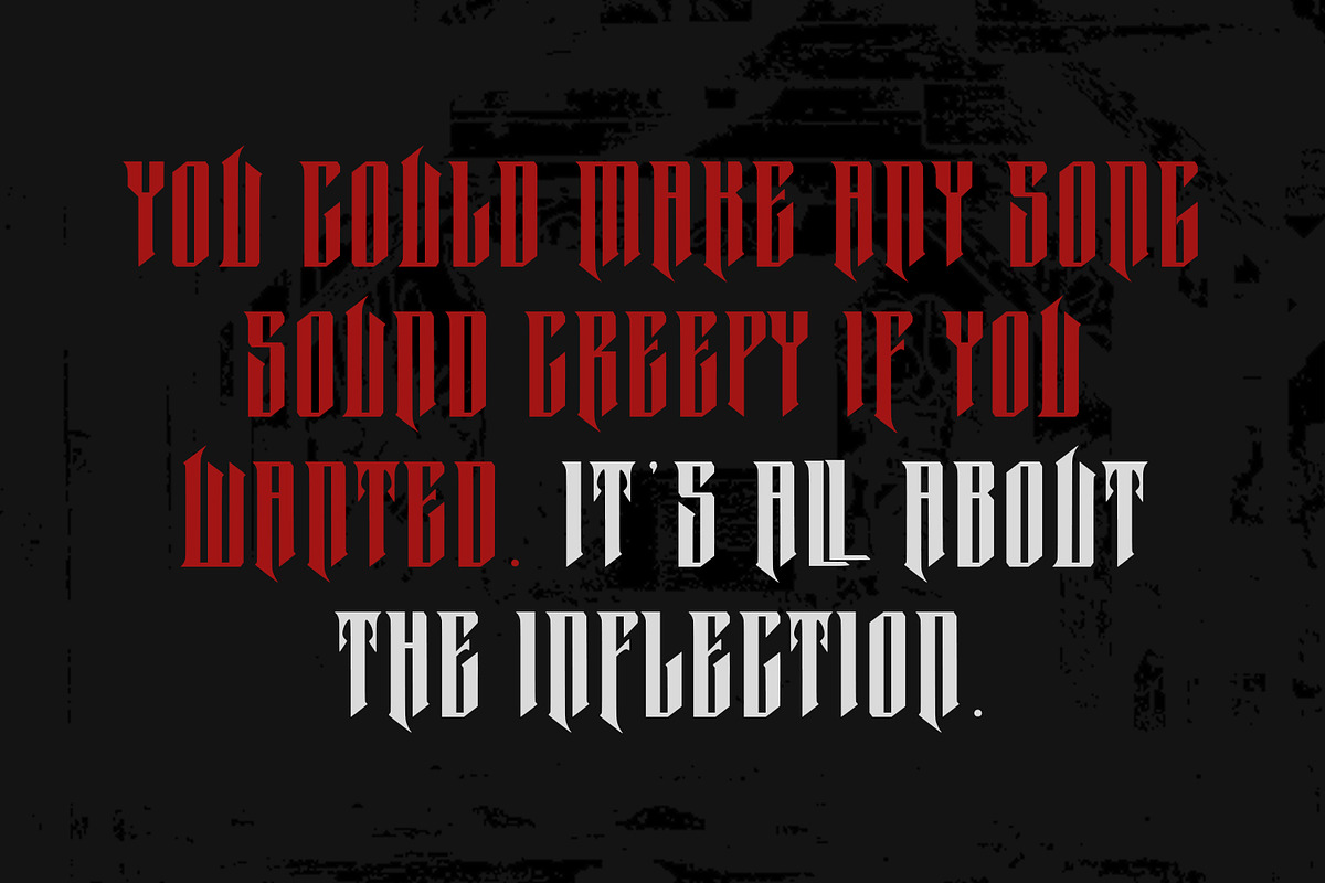 Laruz Lomer Blackletter Display Font, a Blackletter Font by Maulana Creative (Photo 3 of 7)