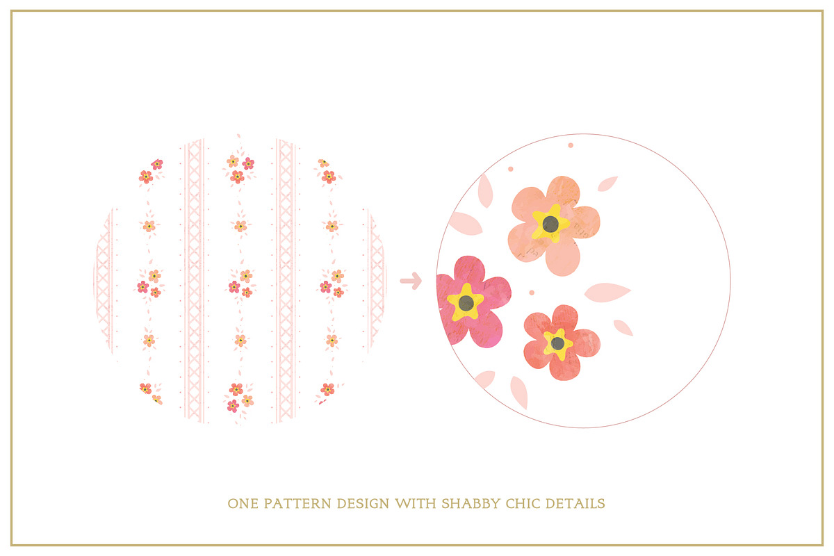Cottagecore Pattern 17 Shabby Flower, a Pattern Graphic by Euonia Meraki (Photo 3 of 15)