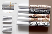 Paper Rolls Mockup |Wrapping Layered, a Mockup by bazarova (Thumbnail 3 of 9)