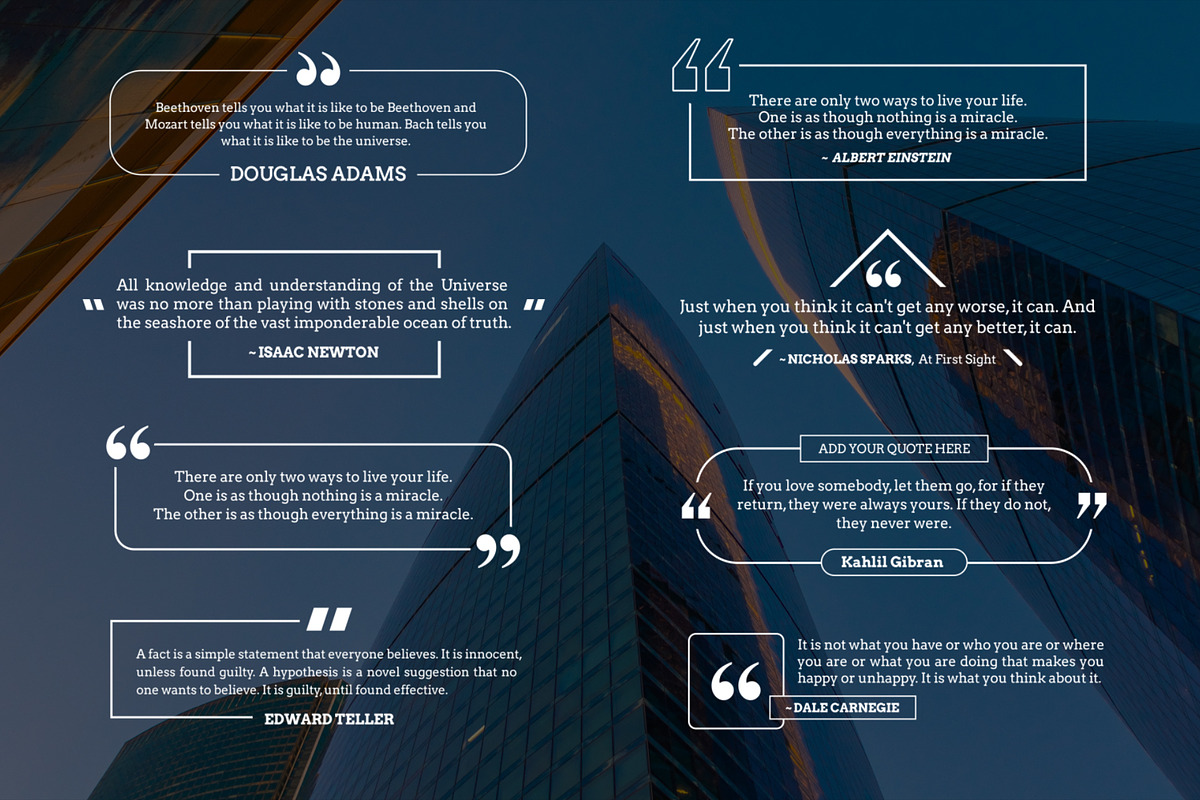 Clean Quote Titles - After Effects, a Templates & Theme by MinnaPicture (Photo 2 of 2)