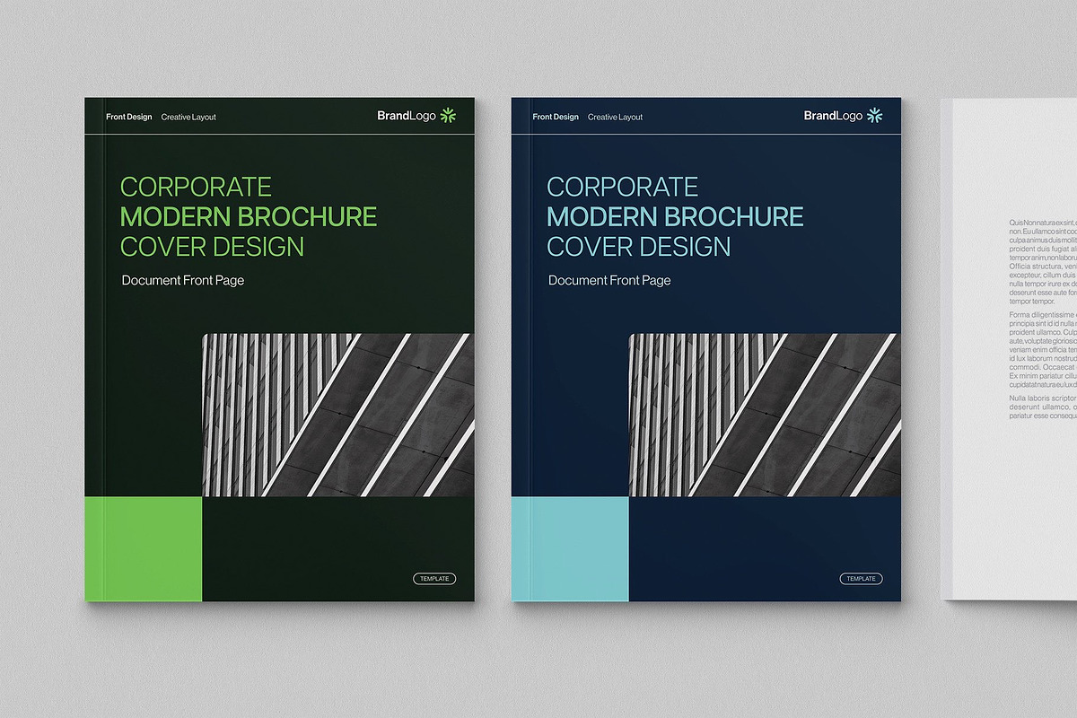 Modern Minimal Brochure Cover Templa, a Brochure Template by BrandPacks (Photo 4 of 6)