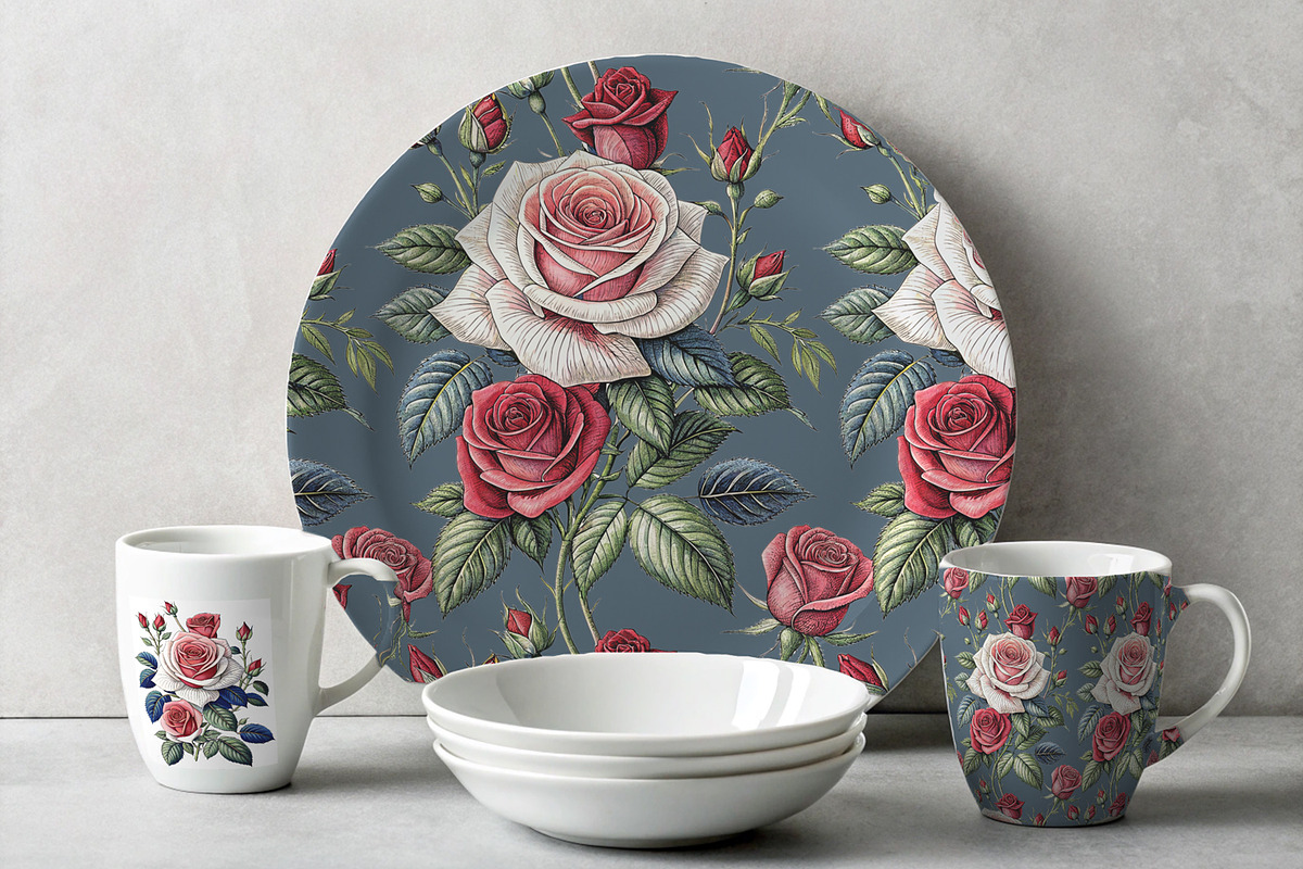 English Roses, a Pattern Graphic by Designs by Helen Trupak (Photo 4 of 13)