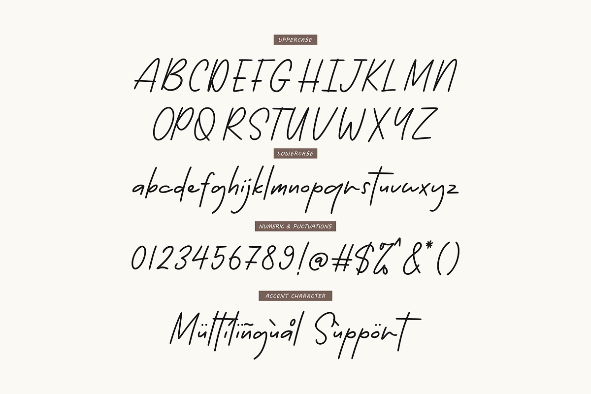 Essentials Handwriting, a Font by Essentials Studio (Photo 7 of 8)