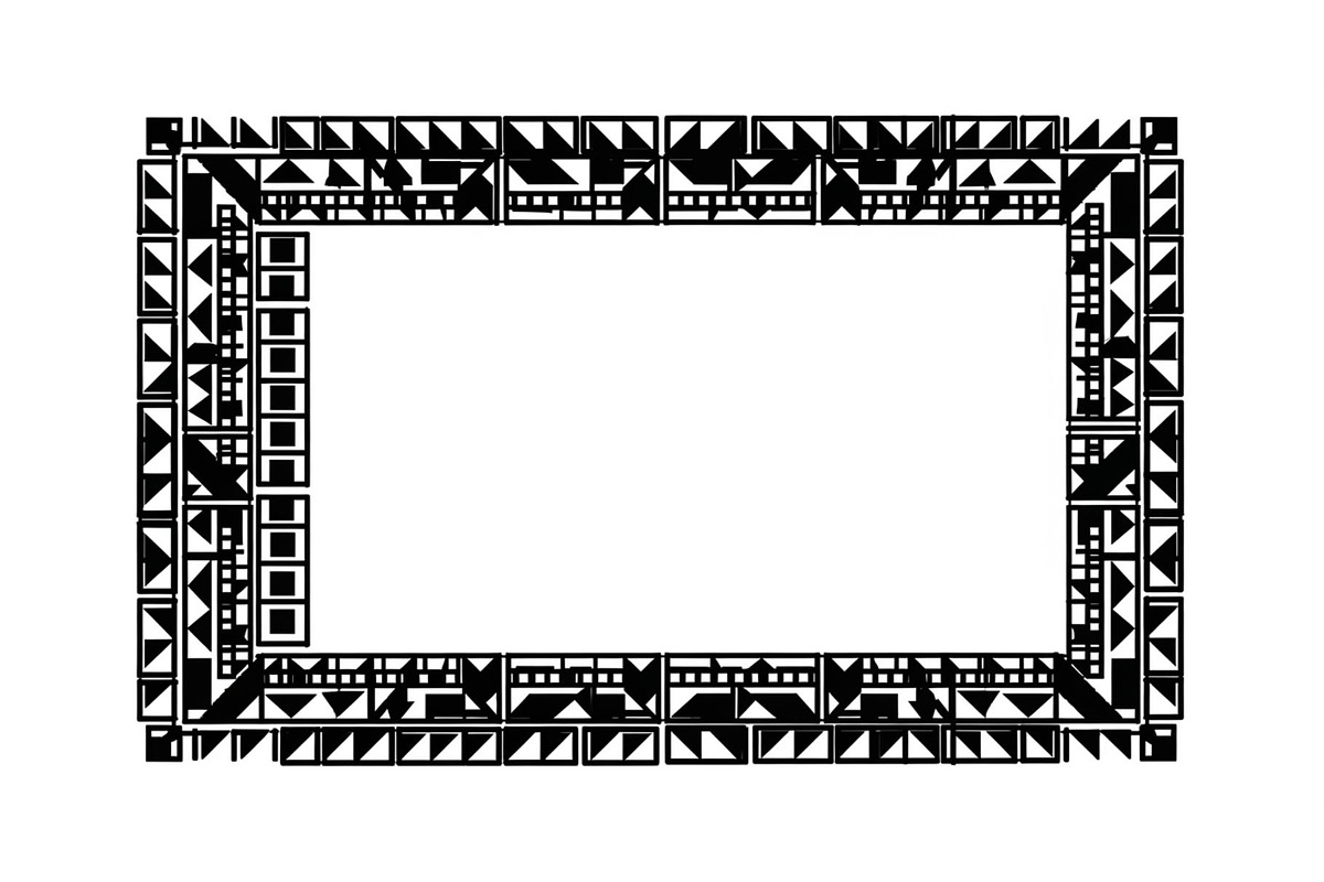 Geometric Border Frame Bundle, an Illustration by Designer_Momina (Photo 22 of 31)