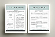 Resume Template 4 Pack | CV Template, a Resume Template by Refinery Resume Co. (Thumbnail 2 of 3)