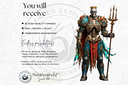 Legends of the Deep Cliparts, a Person Illustration by ThatsDesignArt (Thumbnail 2 of 15)