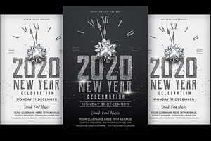 New Year Party, a Flyer Template by DesignWorkz