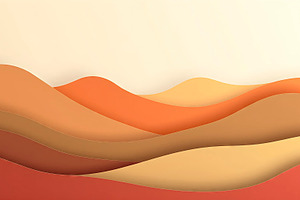 Paper Cut Abstract Landscape Layers, a Photo by LOGOCREATIVE