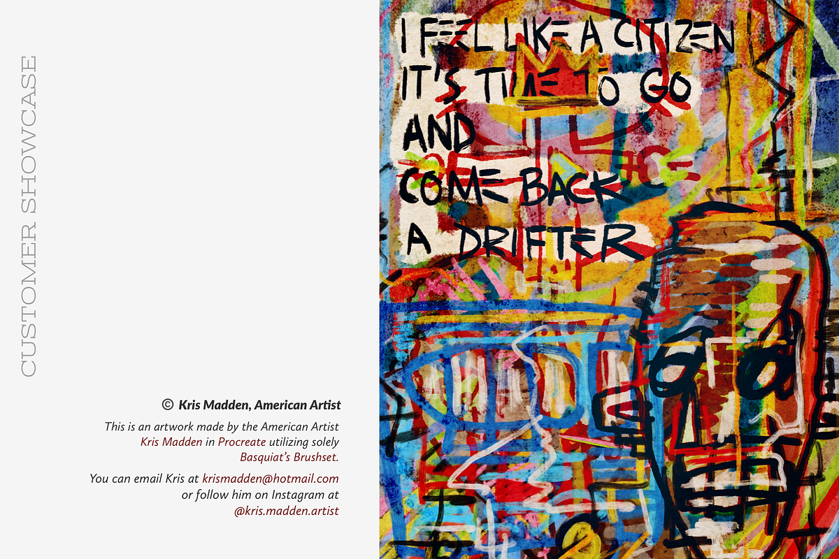 Basquiat's Art Procreate Brushes, a Brush Add-On by Digi Life (Photo 13 of 14)