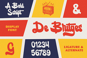 De Britges - Retro Bold Script