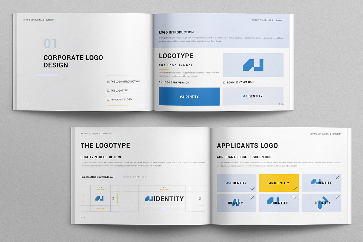 Brand Guideline & Identity Landscape, a Brochure Template by E-Type (Photo 3 of 8)