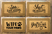 Doormat SVG Bundle, an Illustration by DESIGNAVO (Thumbnail 2 of 7)