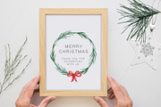 Watercolor Modern Christmas, a Seasonal Illustration by LeriaArt watercolor (Thumbnail 8 of 17)